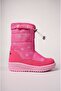 Dicnyr Kids Elastic Snow Boots001245 Fuchsia Patterned - 3