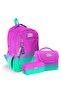 3-Piece School Bag Set (School Bag, Lunch Box, Pen Holder)