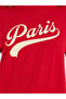 Oversized Paris Slogan T-Shirt with Dropped Shoulder - 5