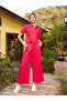 Schiffli Crop Shirt & Wide Leg Pants Co-Ords