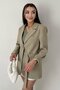 New Season Premium Women's Belted Blazer Jacket - 4