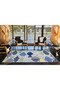 Fish Pattern Woven Base and Decorative Carpet Miravip623 - 3