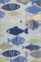 Fish Pattern Woven Base and Decorative Carpet Miravip623 - 2