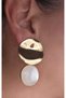 Special Series Oval Plate Vintage Earrings - 3