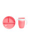 360 Practice Fixed Vacuum Feeding Plate and Cup - 6Ay+ Pink&Pink 2 Pack
