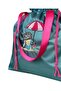 Turquoise Umbrella Pattern Waterproof Wet Dry, Dirty Clean, Beach Pool Functional Bag - 6