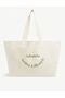 Canvas Tote Bag Daily Sports Beach Bag Cream Color