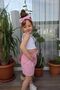 Pink Pitikare Shorts Crop Set - 2