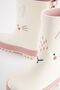 White Rabbit Patterned Waterproof Rain Boots/Boots - 5