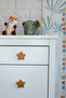 Star Design Wooden Cabinet Handle - Stylish and Cheerful Touch in the Children's Room (Single) - 5