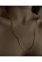 Gold Color Steel Italian Chain Thin Unisex Necklace
