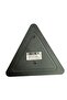 2 Pieces Red Black Ground Cat Eye Triangle Reflector 16X16X16 cm Caravan / Pickup Truck / Trailer 2011K - 3