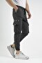 Pietro Slim Fit Court Parachute Men's Tracksuit Bottom with Cargo Pocket