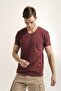Riley V Yaka Slim Fit Basic Erkek Tshirt - 2