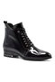 Women's Leather Boots Black Patent Leather 2152708K - 2