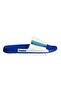 Slide Brasil Men's White Blue Slippers