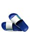 Slide Brasil Men's White Blue Slippers - 4