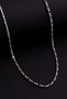 Men's Steel Necklace - 3mm Bird's Eye Model Men's Steel Necklace - 2