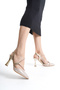 Women's 9 cm Evening Shoes and Bag Gold - 2