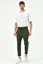 Men's Loose Cut Straight Leg Sweatpants 785 Khaki