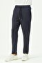 Men's Straight Leg Sweatpants with Side Pockets 852 Navy Blue - 8