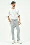 Men's Straight Leg Sweatpants with Side Pockets 780 Gray - 5