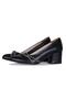 24-012 Black Women's 5cm Heeled Shoes