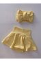 Yellow Shorts Skirt Band Suit