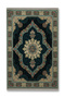Blue Border Detailed Beige Green Detailed Patterned Antique Design Series Decorative Carpet Antique145 - 2