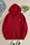 Unisex Women's Men's Hooded Marvel Groot Printed Zippered Sweatshirt Fleece Jacket