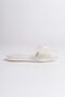 Satin Bow Detailed Bride and Engagement Slippers - 8