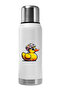Biker Duck Sticker Car, Motorcycle, Helmet, Laptop, Glass Sticker 14X12 cm - 5