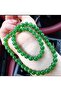 Korean Luxury Green Glass Beaded Necklace - 2