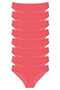 Fuchsia Lycra 8 Pieces Women's Slip Panties Set