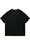 Printed Organic Cotton Oversize Cut T-Shirt - 2
