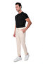 Men's High Thin Summer Waist Casual Loose Cotton Slouchy Fit Basic Elastic Waist Ankle Length Pants - 6