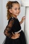 Guipure Patterned Girl's Long Evening Wedding Dress - 8