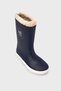 Girl's Rain Boots W10207 Dark Blue - 5