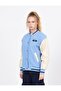 Unisex Leather-Sleeved, Embroidered Back Patch, Lined, Cashmere College Jacket - 2