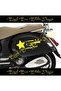 Star Speed 25X13 2 Pieces (Right Left) Tank Cover Car Sticker Auto Motorcycle Motor Helmet Sticker