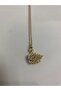 Zircon Stone Swan Necklace - 4
