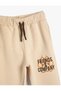 Jogger Sweatpants with Print Detail, Tie Waist, Pocket and Ribbon - 3