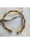 Dorika Model Anti-Tarnish Steel Gold Handcuffs - 2