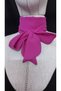 Luda Multi-Functional Chiffon Scarf Scarf Neck Tie 150*3 Fuchsia - 4