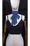Luda Multi-Functional Chiffon Scarf Scarf Neck Tie 150*3 Light Navy Blue - 3