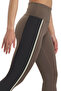 Lux High Waisted Colorblo Khaki Women's Leggings - 3