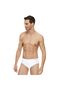 Men's White Color 3 Pieces Belted Slip Panties