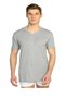 Men's Triple Ribbed V-Neck Undershirt Sweat0107 - 2