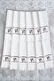 12 Pieces Fringed Wedding Towels Patterned Convoy Towels Economic Model - 2