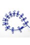 Portable Elastic Clothesline with 12 Pegs 185-380 cm Length Practical Clothesline - 7